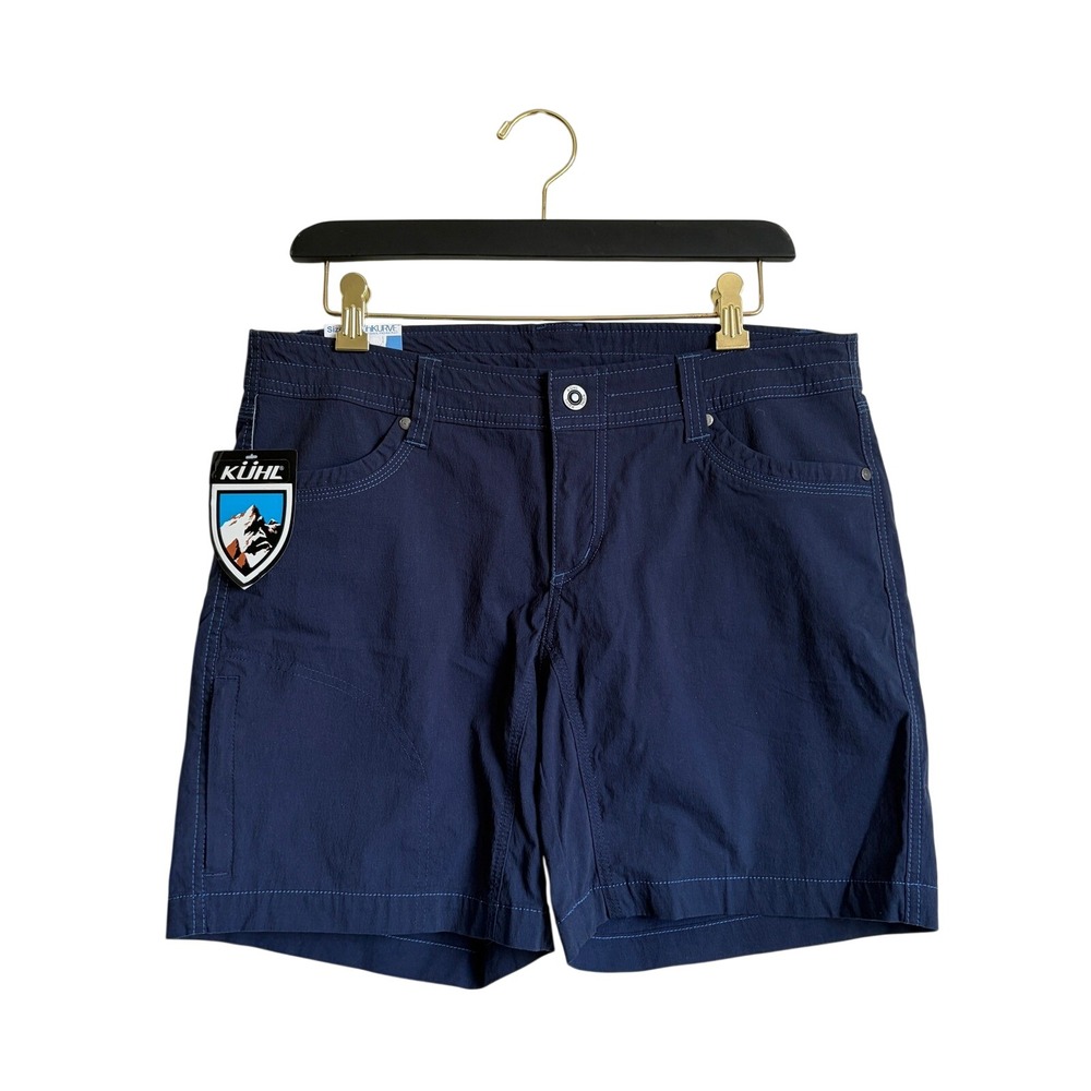 KUHL Splash 5.5 Short Womens 12 Navy Blue Hiking Outdoor Kuhlkurve RN108846 NWT